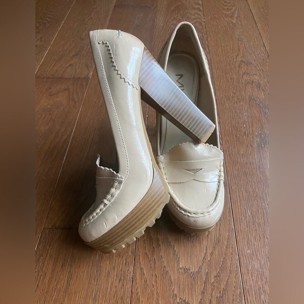 MIA womens beige nolen high heels size 7.5